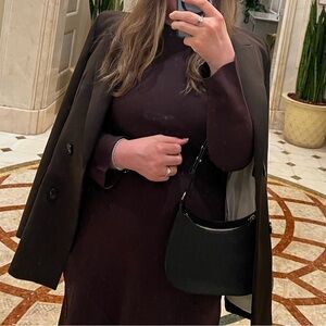 Zara Tailored Chocolate Brown Blazer